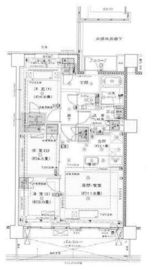 プラウド白金台三丁目 5階 間取り図