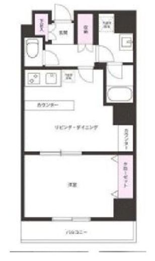UGHD人形町 701 間取り図