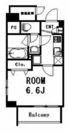 カノンパレス 801 間取り図