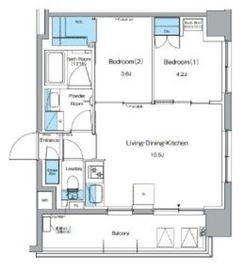 ルフォンプログレ押上EAST 705 間取り図