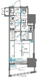 ZOOM横浜桜木町 9階 間取り図