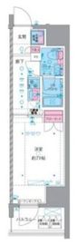 ジェノヴィア横浜石川町 3階 間取り図