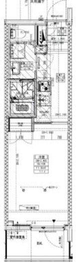 ジェノヴィア横浜石川町 11階 間取り図
