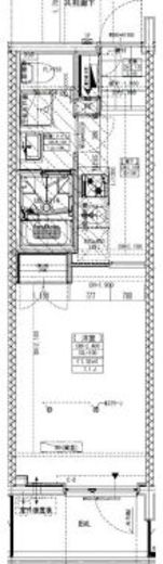 ジェノヴィア横浜石川町 8階 間取り図