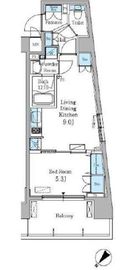 パークアクシス板橋 601 間取り図