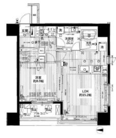シティインデックス王子 6階 間取り図