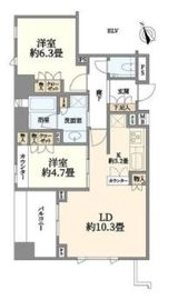 ブランズ戸塚 3階 間取り図