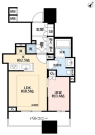 グランリビオ表参道 3階 間取り図