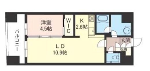 エスティメゾン銀座 508 間取り図