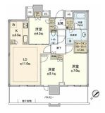 グレーシアタワー二俣川 8階 間取り図