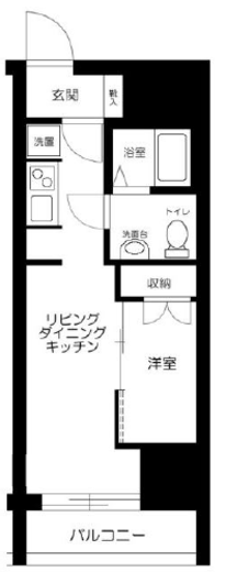 ROXIS日暮里 401 間取り図