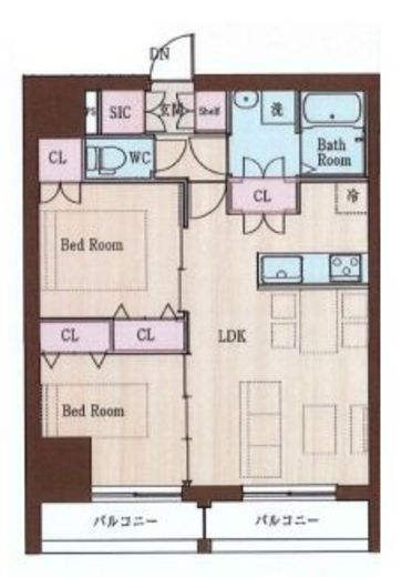 ROXIS日暮里 402 間取り図