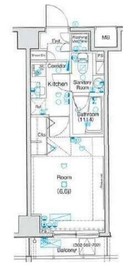 メイクスデザイン清澄白河アジールコート 5階 間取り図