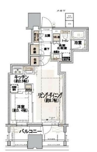 グランリビオ表参道 2階 間取り図