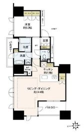 ブリリア秋葉原 8階 間取り図