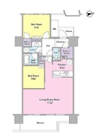 BLUE HARBOR TOWERみなとみらい (ブルーハーバータワーみなとみらい) 14階 間取り図