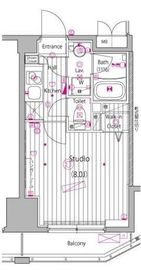 ガーラ・ステーション横濱関内 6階 間取り図