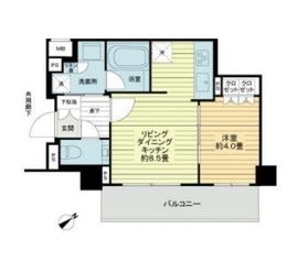 サンクタス文京大塚ボゥテラス 1階 間取り図