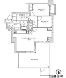エミリブ鷺ノ宮 706 間取り図