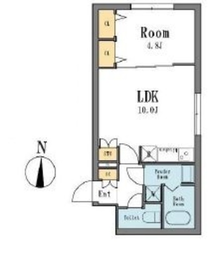 LEGALAND奥沢 (リーガランド奥沢) 204 間取り図