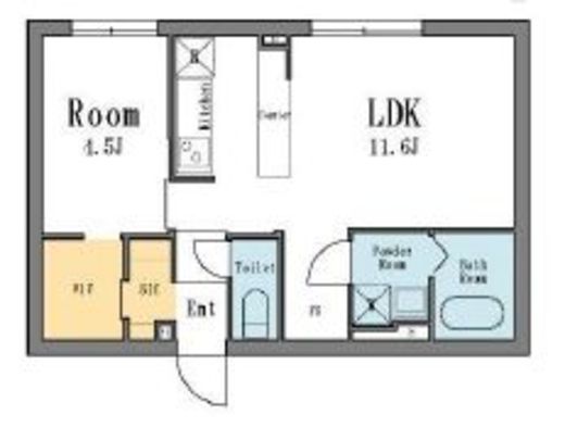 LEGALAND奥沢 (リーガランド奥沢) 402 間取り図