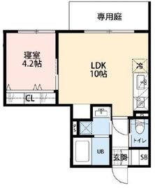 イプシロン亀戸 102 間取り図