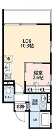イプシロン亀戸 501 間取り図