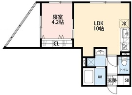 イプシロン亀戸 202 間取り図