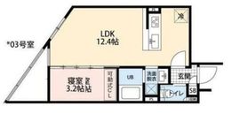イプシロン亀戸 303 間取り図