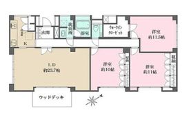 広尾シダーコート 1階 間取り図