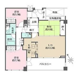 パークグランディ代々木 2階 間取り図