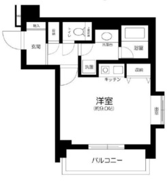 ダイアパレス赤坂 4階 間取り図