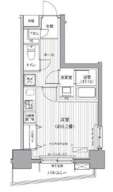 ダイイチフレア川崎 1207 間取り図
