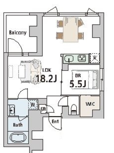 グランデュオ武蔵小山4 (Gran Duo Musashikoyama4) 201 間取り図