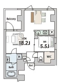 グランデュオ武蔵小山4 (Gran Duo Musashikoyama4) 501 間取り図