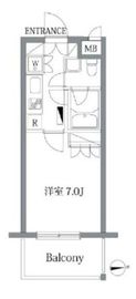 ガーデン荏原中延 310 間取り図