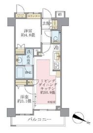 フェルモ横浜桜木町 8階 間取り図