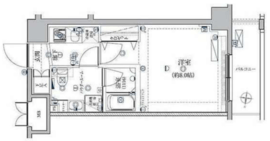 アルテシモバテル 304 間取り図
