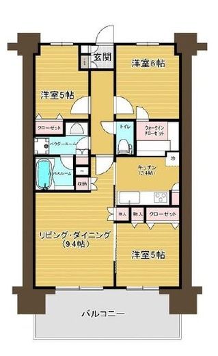 日神パレステージ海老名 8階 間取り図