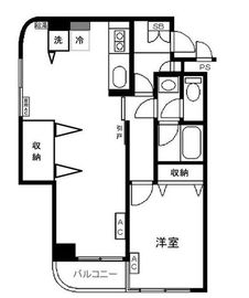 コンド恵比寿 8階 間取り図