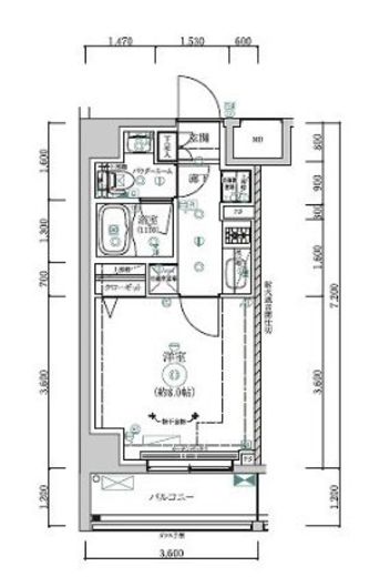 RELUXIA森下Ⅱ (リルシア森下Ⅱ) 3階 間取り図