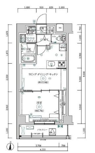 RELUXIA森下Ⅱ (リルシア森下Ⅱ) 5階 間取り図