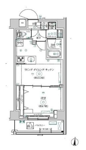 RELUXIA森下Ⅱ (リルシア森下Ⅱ) 2階 間取り図