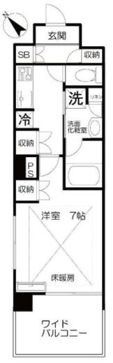 パークハウスセントリエ 2階 間取り図