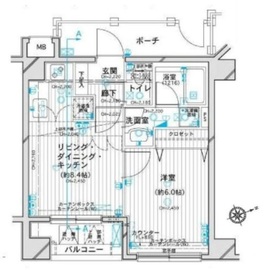 デュオ・スカーラ品川大井町 5階 間取り図