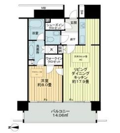 M.M.TOWERS the South (エムエムタワーズ・ザ・サウス) 28階 間取り図