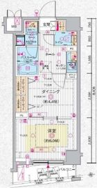 エステムプラザ池袋ザ・ヴィンテージ 6階 間取り図