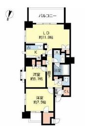 アーバンパレス高輪台 3階 間取り図