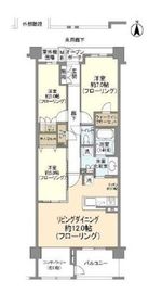 プラウドシティ元住吉 2階 間取り図