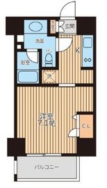 レジディア新横浜 714 間取り図